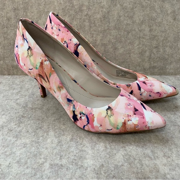 Alfani women’s pink floral heel shoe size 6 step n flex spring wedding - Picture 1 of 6
